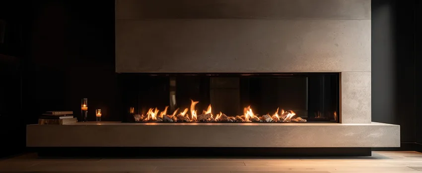 Gas Fireplace Ember Bed Design Services in Westchase, Florida