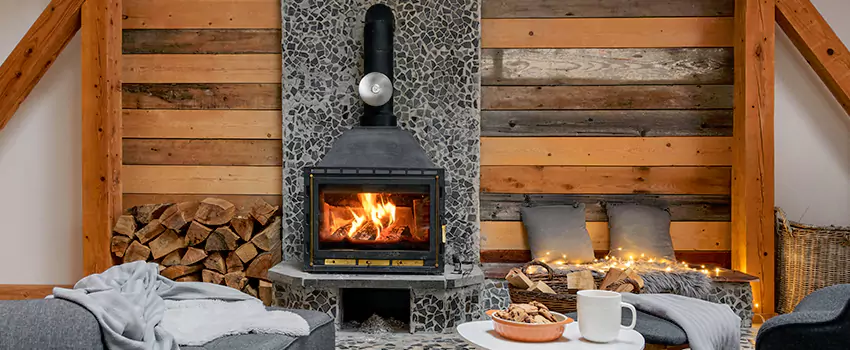 Thelin Hearth Products Direct Vent Gas Stove Fireplace Inspection in Westchase, Florida